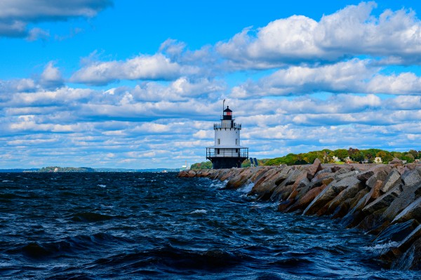 Spring Point Ledge Lighthouse by Kerry Frysinger